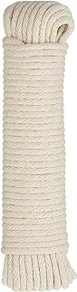 Tru-Guard Mibro Braided Cotton Rope, 1/4-Inch X 50 Feet Size