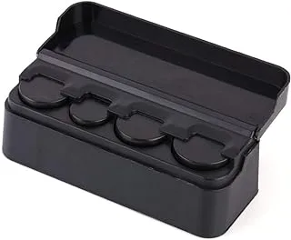 Coin Holder Bag Auto Car Portable Plastic Coin Holder Storage Box Case Container Coins Organizer