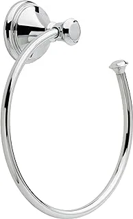 Delta Faucet 79746 Cassidy Wall Mounted Towel Ring in Polished Chrome, Bath Accessories