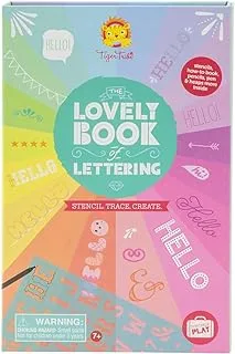 Tiger Tribe Lovely Book Of Lettering Arft Craft Budding Graphic Designers Quality Stationery For Kids 5+ Years, Multicolored, 14-007