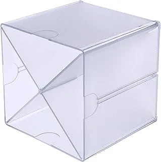 Deflect-O® Stackable Cube With X Divider, 6