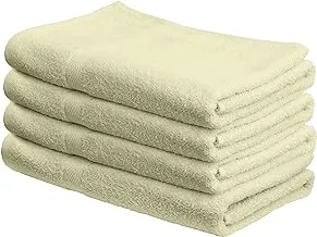 Princess Deyarco princess - 4 pcs set bath towel, fabric: 100% cotton terry, size: 70x140cm, pattern: ringspun, color: cream