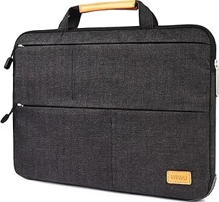 WIWU Smart Stand Laptop Sleeve Case Bag For MacBook Pro/Laptop, Black - 15.4