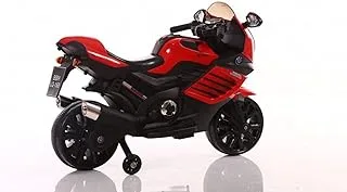 Mstc Ride On Motorbike With Training Wheels, Red, 168Q - R