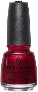 China Glaze Nail Lacquer With Hardner Holiday Cheers Peppermint to be Pack of 1 x 14 ml