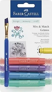 Faber-Castell Gelatos Mix and Match Crayon - Metallic Set of 4