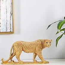 Danube Home - Lori Standing Leopard Figurine Gold 45X12X23Cm