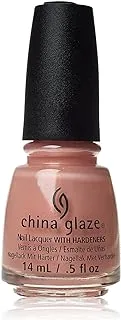 China Glaze Nail Lacquer With Hardeners - 14 Ml, Pack Lightly - Brown