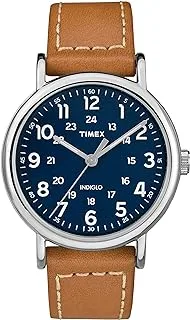 Timex Mens Quartz Watch, Analog Display And Leather Strap