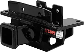 CURT 13072 Class 3 Trailer Hitch, 2-In Receiver, Concealed Main Body, Fits Select Dodge Durango, Chrysler Aspen, GLOSS BLACK POWDER COAT