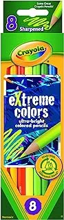 Crayola 8 Ct. Extreme Colors Pencils, For Kids, Each Multi