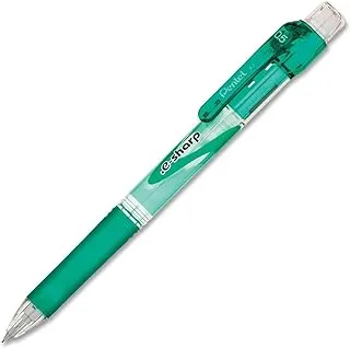 Pentel E-Sharp Automatic Pencil, 0.5mm, Green Accents, Box Of 12 (Az125D)