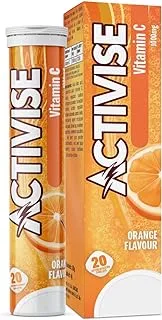 Activise vitamin c 1000mg effervescent tablets, orange 20's