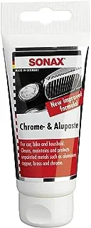 SONAX Chrome- & Alupaste (75 ml) - Cleans, maintainsand protects unpainted metals such as aluminium, copper, brass and chrome. | Item-No. 0308000-544