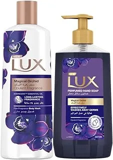 Lux Magical Orchid Liquid Handwash 500ml + Lux Magical Orchid Bodywash 500ml