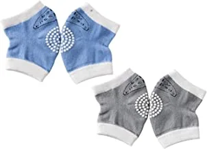 Star Babies Anti-Slip Crawling Kneepads -Boys - Multicolour, Pack Of 2