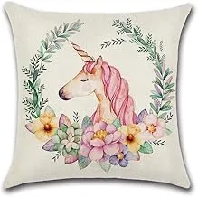 Unicorn Printed Cushion Cover 45x45 cm