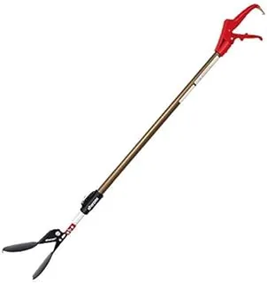 Sharpex Long Arm Reach Catcher, Heavy Duty Fixed Length Catcher Grabber Garden Aluminum Stick-Red (SNK002_2)