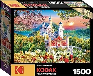 Cra-Z-Art Kodak 1500 Pieces Puzzle Asst. Famous NEUschwanstein Medieval Castle, Germany, Multicolor, Ca-8905Aa