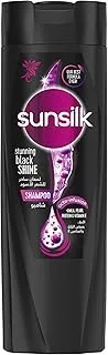 SUNSILK Shampoo, For Long Lasting Black Shine With Amla, Pearl Protein & Vitamin E, 200ml