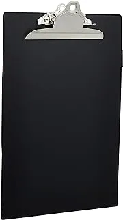 Maxi MX-SCBFBK Polypropylene Butterfly Single Clip Board Fool Scap, Black