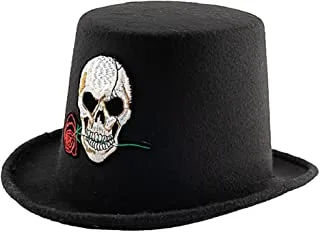 Party Magic Halloween Skull Top Hat