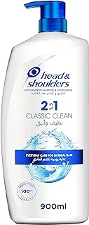 Head & Shoulders 2in1 Classic Clean Anti-Dandruff Shampoo & Conditioner for Normal Hair, 900 ml