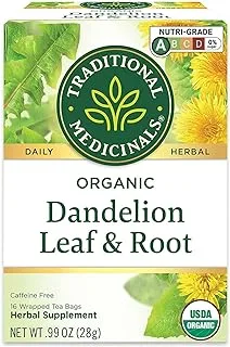 Traditional Medicinals Dandelion Leaf & Root, 16 Teabags