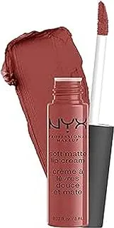 NYX PROFESSIONAL MAKEUP Liquid Lipstick, Creamy And Matte Finish, Highly Pigmented Colour, Long Lasting, Vegan Formula, Soft Matte Lip Cream, Shade: Rome