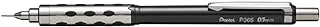 Pentel M.Cushi Mechanical Pencil, 0.5mm Tip Size, Black