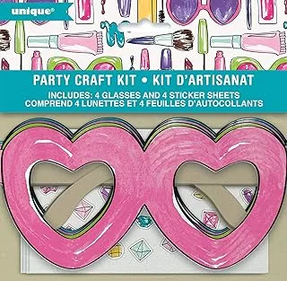 Unique Spa Birthday Party Day Diy Heart Glasses Craft Kit