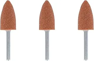 DREMEL Aluminum Oxide Grinding Stone 9,5 mm (952), Medium sized, cone shaped grinding stone. For grinding materials like metal. | Model: 26150952JA