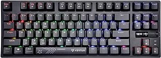 Vertux 80% Mechanical Gaming Keyboard with Bluetooth/Wired Mode, RGB Modes and Anti-Ghosting Keys, VertuPro-80