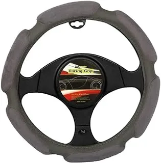 Xcessories Padded Steering Wheel Cover, Grey