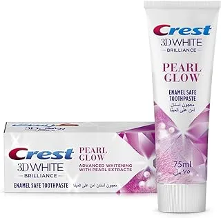 Crest 3D White Brilliance Pearl Glow Toothpaste, 75 ml 1 Units