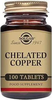 Solgar Chelated Copper Tablets, 100 Count