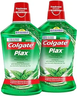 Colgate Plax Fresh Tea Mouthwash, 500 Ml (Pack Of 2)