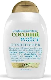 OGX Conditioner Coconut Water Weightless Hydrate 13 Ounce (384ml) (2 Pack)