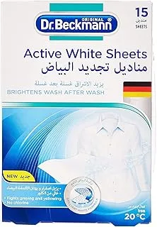 Dr.Beckmann Active White Sheets with Brilliant Formula|Brightens Wash after Wash|Fights Greying & yellowing of Cloths|Home&Laundry Cleaning Essentials|Long lasting bright white-15