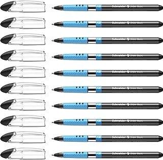 Schneider Slider Basic Xb Ballpoint Pen, Black, Box Of 10 Pens (151201)