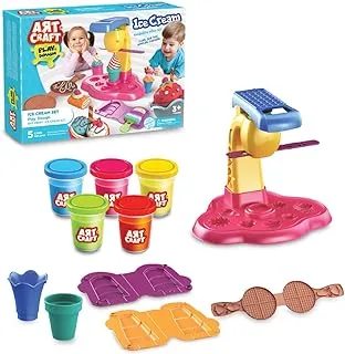 Dede Toys Art Craft Ice Cream Set Play Dough 280 Gr, Multicolor