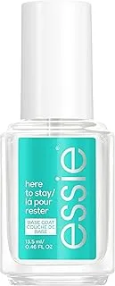 Essie Here to Stay ، طبقة أساسية طلاء أظافر تدوم طويلاً ، يطيل الثبات ، 13.5 مل