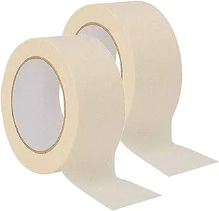 Royal Apex Adhesive Masking Tape General Purpose Painter's Tape Bulk for Painting, Labeling, Packing, Craft, Art, Home, Office, School Etc... (Pack of 2-2 Inch)