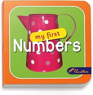 Panther Board Book Numbers 12 Pages In Hard Cover 8.5X8.5Cm