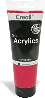 Creall American Educational Products A-33612 Creall Studio Acrylics Tube, 250 Ml, 12 Carmine Red