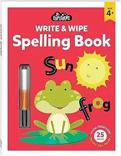 Hinkler Junior Explorers Write and Wipe Spelling Book