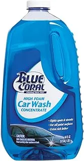 Blue Coral Wc107G High Foam Car Wash Concentrate, 64 Oz.