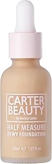 Carter Beauty, Ireland Water Based Foundation. Oil Free Formulation. Dewy Bare-Faced, Flawless Skin Effect. Buildable Coverage. -Hm, CaRAMel Chew