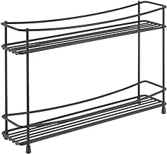 Metaltex Spice Rack 2 Tiers, Black, 33X8X21 Cm