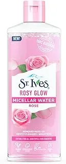 ST. Ives Rosy Glow 3-in-1 Micellar Water with 100% Natural Rose Extracts| Gentle Cleanser| Toner & Makeup Remover| Paraben-Free| Alcohol-Free & Non-Greasy| Dermatologically Tested| 400 ml